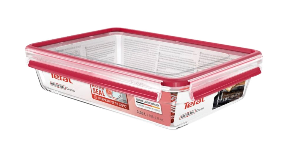 Кутия за съхранение Tefal N1041210, MSEAL GLASS NEW RE 3.0 L TEF1