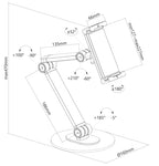 Стойка Neomounts universal tablet stand for 4.7-12.9" tablets (DS15-550BL1)