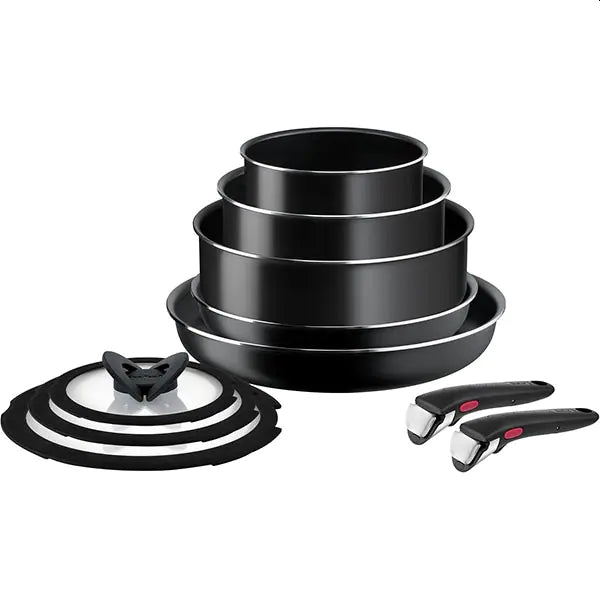 Комплект тигани и тенджери Tefal L1539053 Easy Cook & Clean 10pcs set
