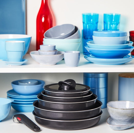 Комплект тигани и тенджери Tefal L1539053 Easy Cook & Clean 10pcs set
