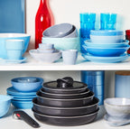 Комплект тигани и тенджери Tefal L1539053 Easy Cook & Clean 10pcs set