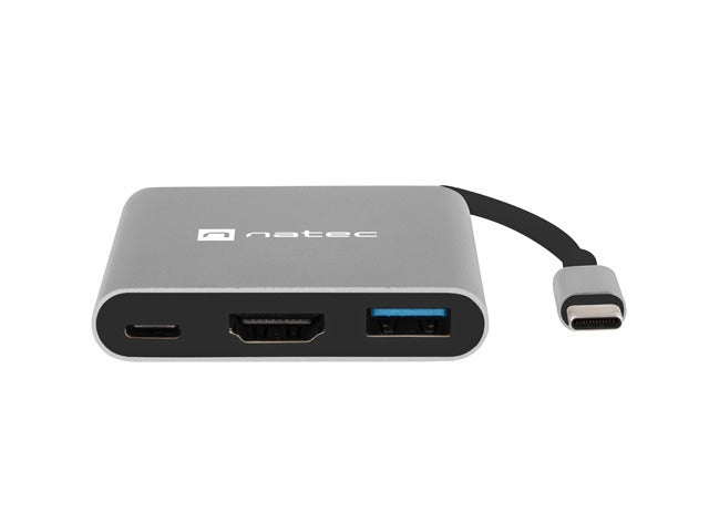 Докинг станция Natec USB-C Multiport Adapter 3 in 1 Fowler MINI USB 3.0