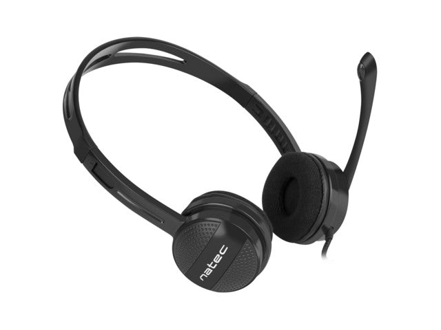 Слушалки Natec Headset Canary Go With Microphone Black