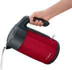 Електрическа кана Bosch TWK7L464, Kettle, 2400 W, 1.7 l, Red