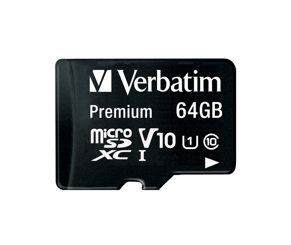Памет Verbatim Premium micro SDXC 64GB Class 10