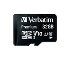 Памет Verbatim Premium micro SDHC 32GB Class 10