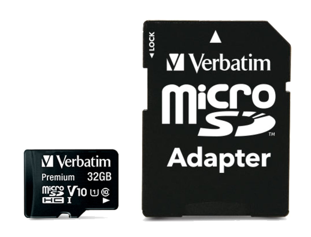 Памет Verbatim Premium micro SDHC 32GB Class 10
