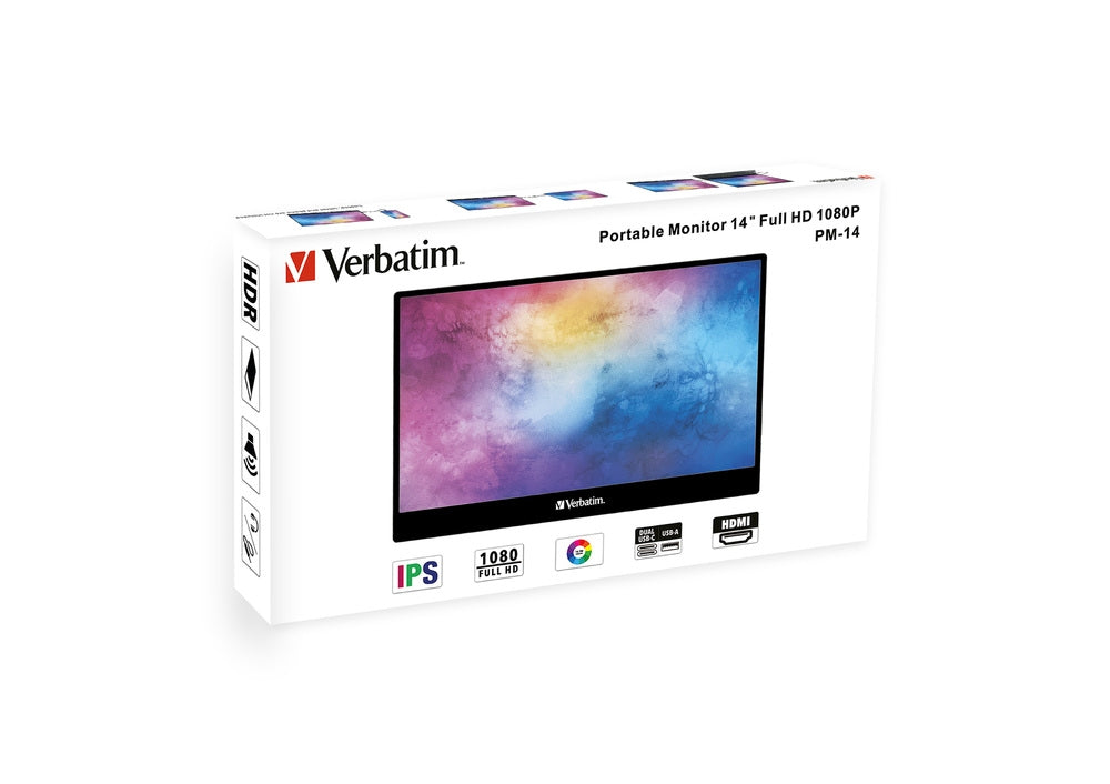 Монитор Verbatim PM-14 Portable Monitor 14" Full HD 1080p