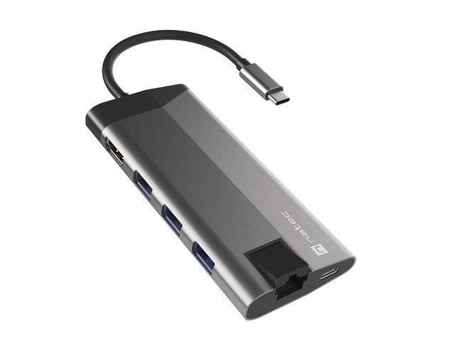 Докинг станция Natec Fowler Plus Multiport Adapter 8 in 1