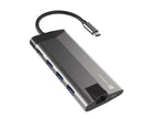 Докинг станция Natec Fowler Plus Multiport Adapter 8 in 1