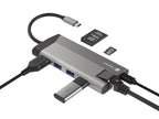 Докинг станция Natec Fowler Plus Multiport Adapter 8 in 1