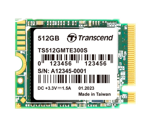 Твърд диск Transcend 512GB, M.2 2230 (TS512GMTE300S)