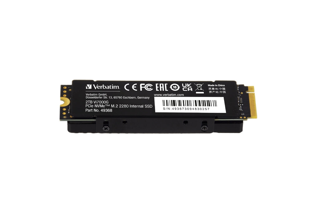 Твърд диск Verbatim Vi7000G Internal PCIe NVMe M.2 SSD 2TB