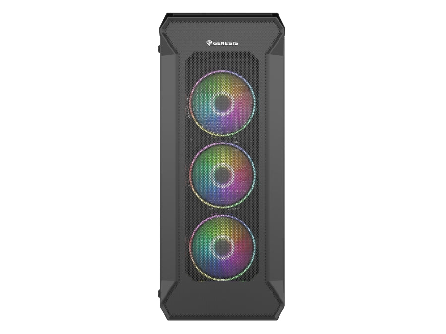 Кутия за компютър Genesis Gaming PC Case IRID 505 ARGB V2 Midi Tower Window Black