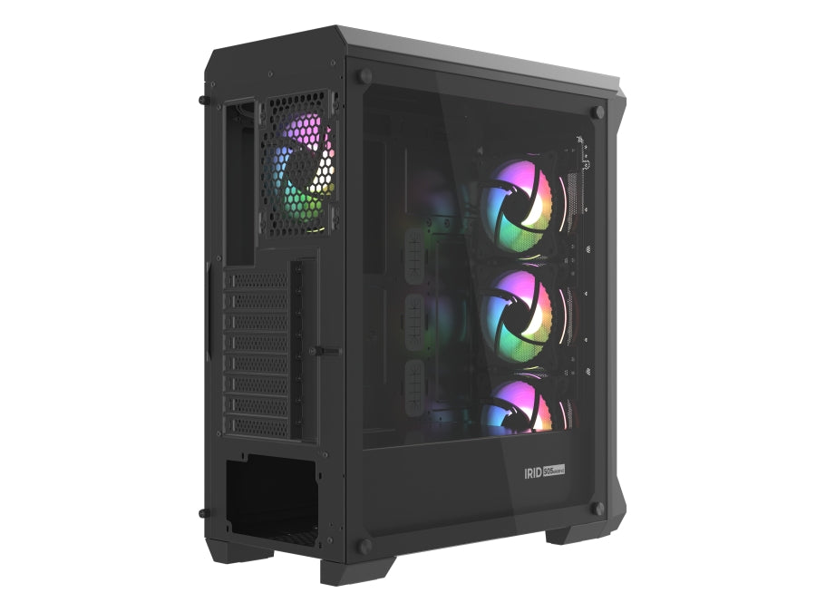 Кутия за компютър Genesis Gaming PC Case IRID 505 ARGB V2 Midi Tower Window Black