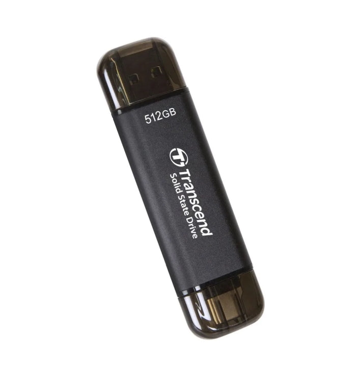 Твърд диск Transcend 512GB, External SSD (TS512GESD310C)