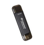 Твърд диск Transcend 512GB, External SSD (TS512GESD310C)