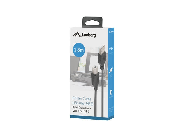 Кабел Lanberg Cable USB-A(M)->USB-B