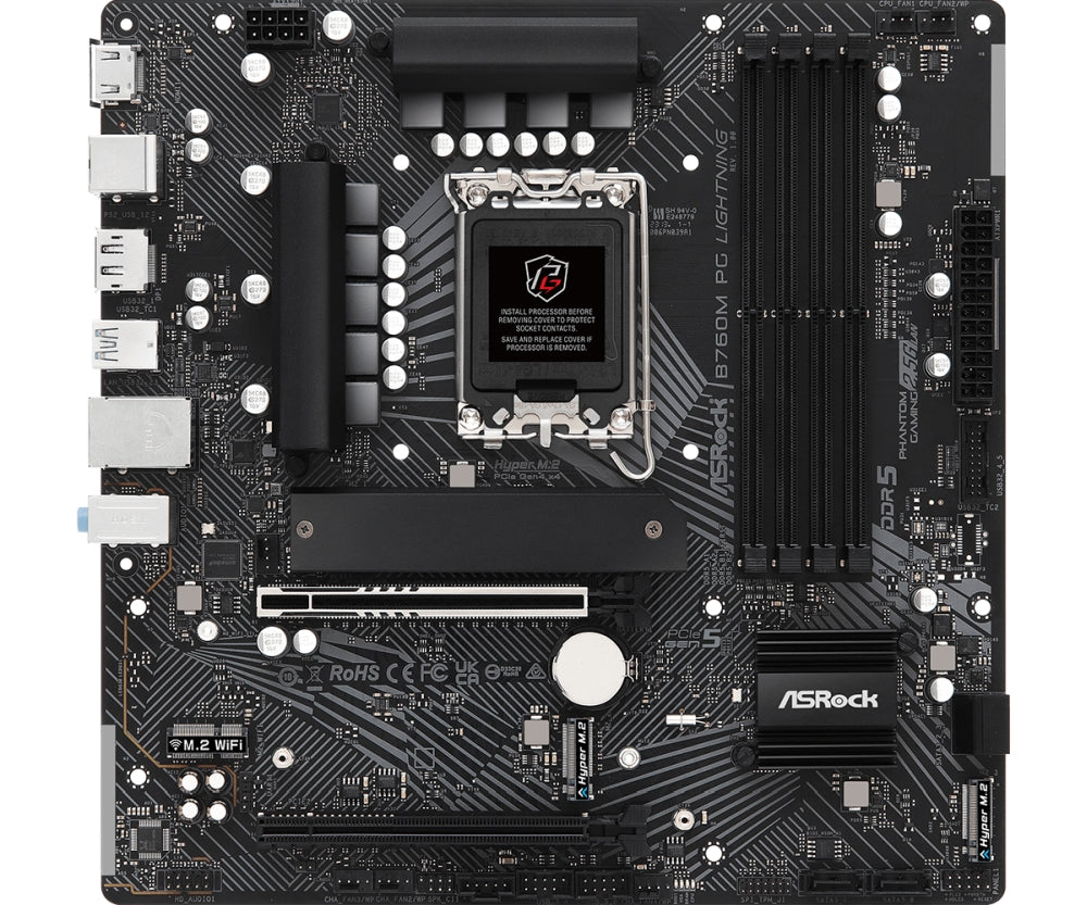 Дънна платка Asrock B760M Phantom Gaming Lightning