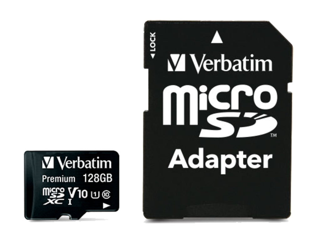 Памет Verbatim Premium micro SDXC 128GB Class 10