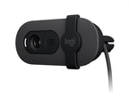 Уебкамера Logitech Brio 100 Full HD Webcam, GRAPHITE, USB, N/A, EMEA28-935