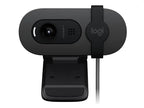 Уебкамера Logitech Brio 100 Full HD Webcam, GRAPHITE, USB, N/A, EMEA28-935