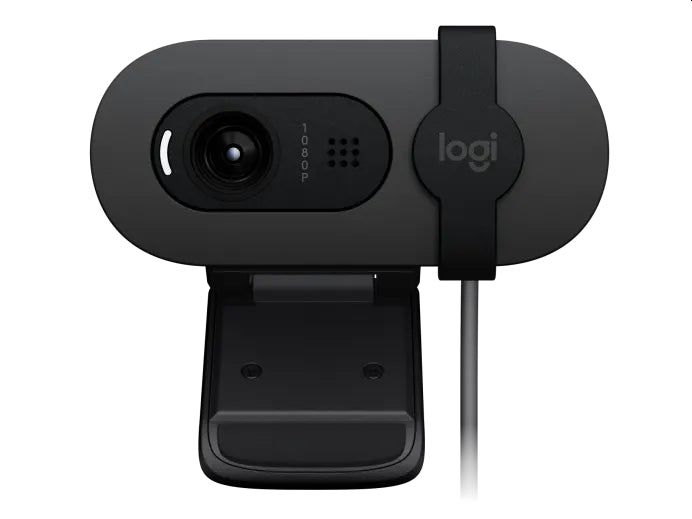 Уебкамера Logitech Brio 100 Full HD Webcam, GRAPHITE, USB, N/A, EMEA28-935