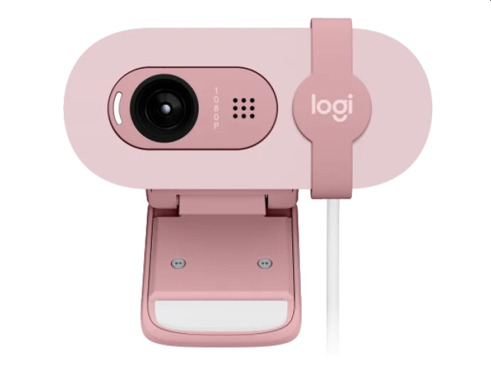 Уебкамера Logitech Brio 100 Full HD Webcam, ROSE, USB, N/A, EMEA28-935, WEBCAM