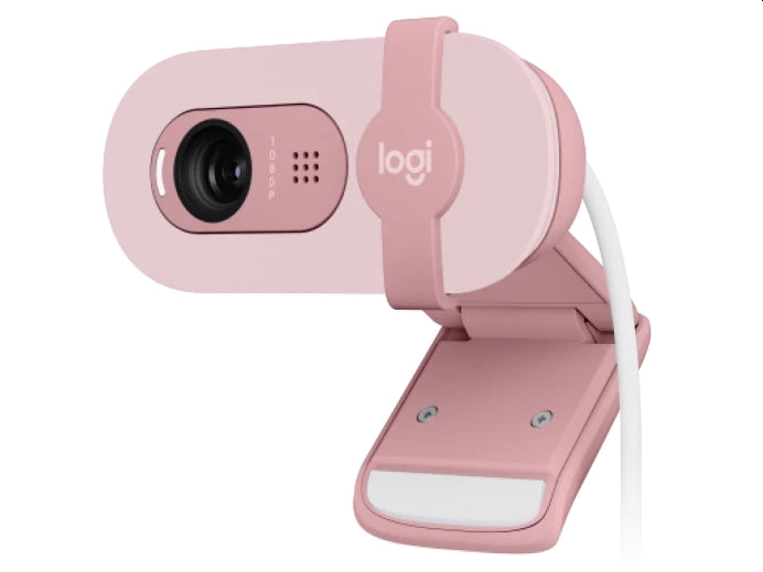 Уебкамера Logitech Brio 100 Full HD Webcam, ROSE, USB, N/A, EMEA28-935, WEBCAM