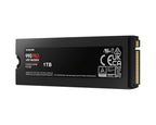 Твърд диск Samsung SSD 990 PRO 1TB Heatsink PCIe 4.0 NVMe 2.0 M.2 V-NAND 3-bit MLC