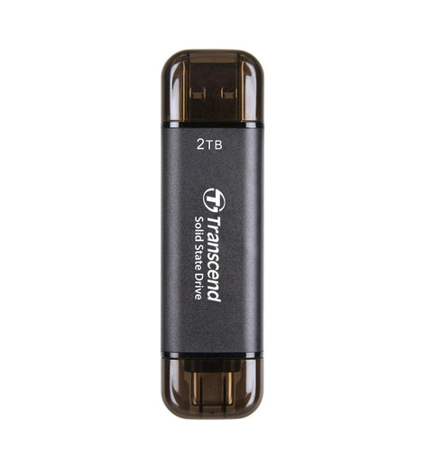 Твърд диск Transcend 2TB, External SSD (TS2TESD310C)