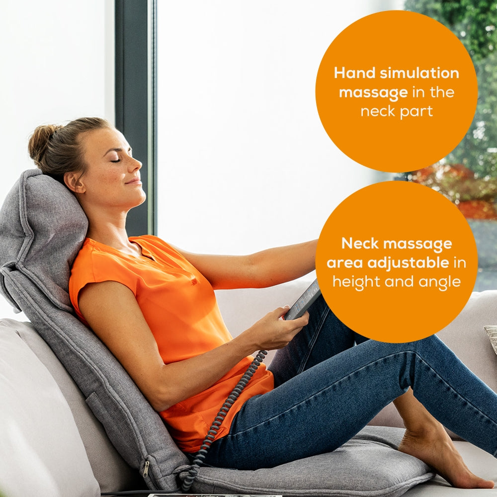 Масажор Beurer MG 330 Shiatsu massage seat cover grey, 4-head massage system