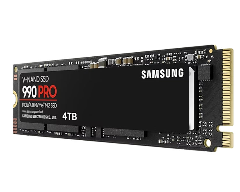 Твърд диск Samsung SSD 990 PRO 4TB PCIe 4.0 NVMe 2.0 M.2 V-NAND 3-bit MLC
