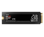 Твърд диск Samsung SSD 990 PRO 4TB Heatsink PCIe 4.0 NVMe 2.0 M.2 V-NAND 3-bit MLC