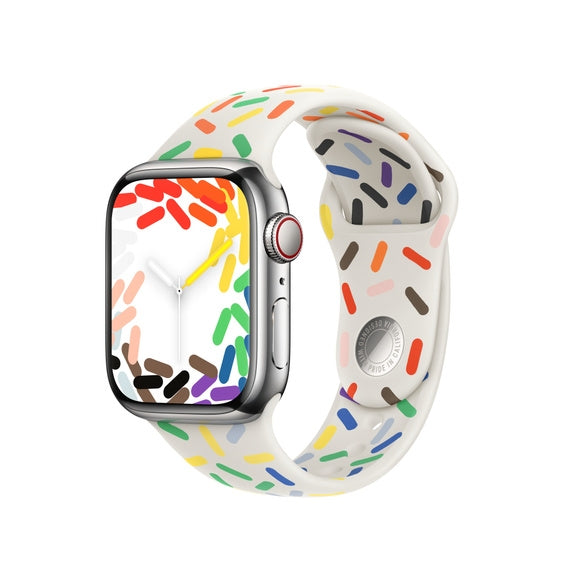 Каишка за часовник Apple 41mm Pride Edition Sport Band, S/M