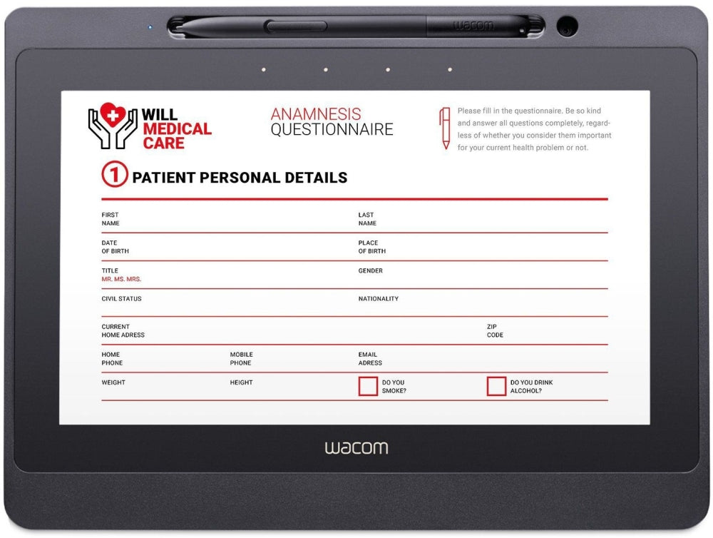 Таблет Wacom Signature Set, DTU1141B & sign pro PDF Lite