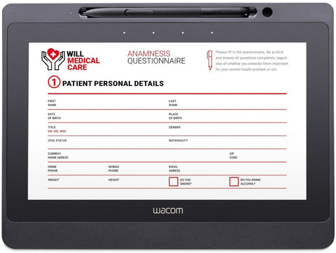 Таблет Wacom Signature Set, DTU1141B & sign pro PDF Lite