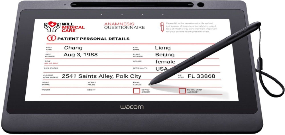 Таблет Wacom Signature Set, DTU1141B & sign pro PDF Lite