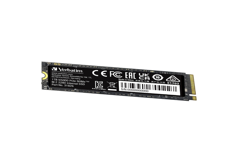 Твърд диск Verbatim Vi5000 Internal PCIe NVMe M.2 SSD 1TB