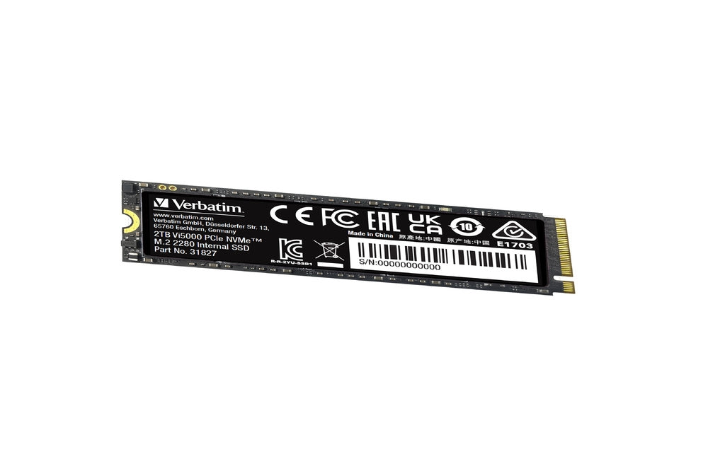 Твърд диск Verbatim Vi5000 Internal PCIe NVMe M.2 SSD 2TB