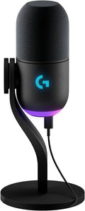 Микрофон Logitech Yeti GX Dynamic RGB Gaming Mic with LIGHTSYNC, BLACK, USB, N/A,