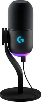 Микрофон Logitech Yeti GX Dynamic RGB Gaming Mic with LIGHTSYNC, BLACK, USB, N/A,