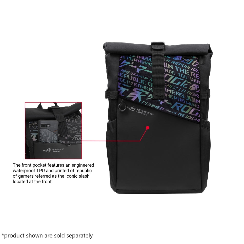 Раница Asus BP4701 ROG BACKPACK 17", Black