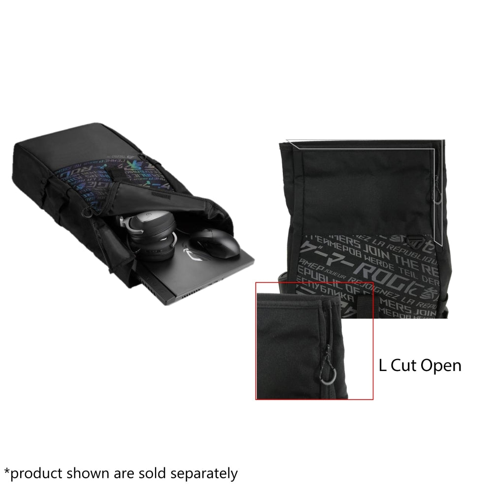 Раница Asus BP4701 ROG BACKPACK 17", Black