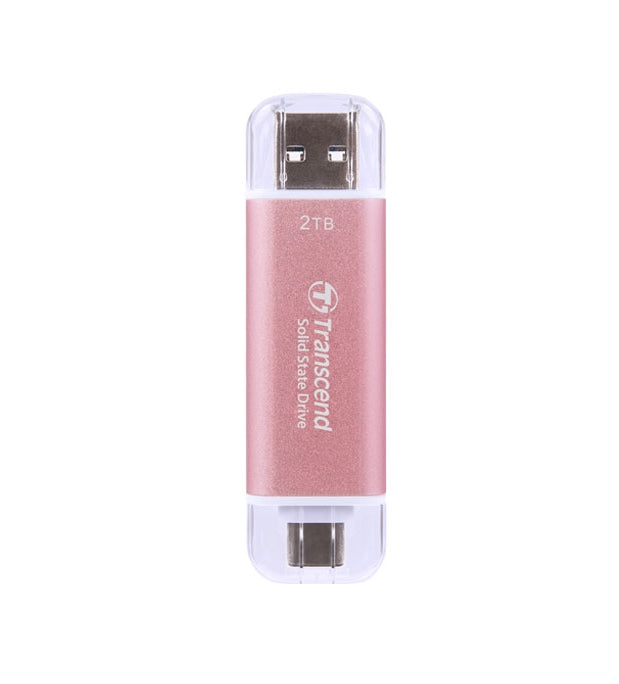 Твърд диск Transcend 2TB, USB External SSD (TS2TESD310P)