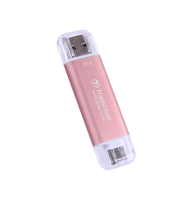 Твърд диск Transcend 2TB, USB External SSD (TS2TESD310P)