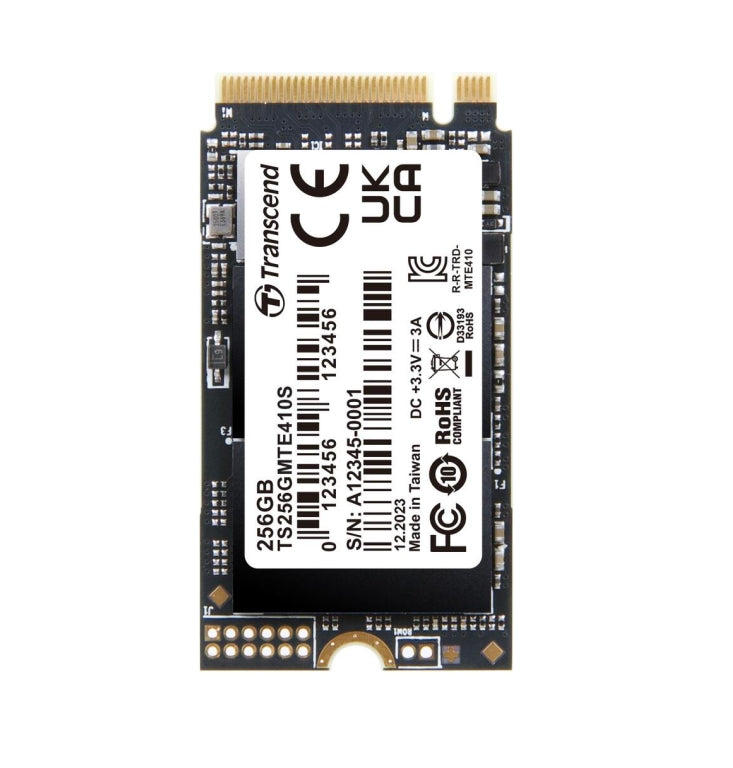 Твърд диск Transcend 256GB, M.2 2242 (TS256GMTE410S)
