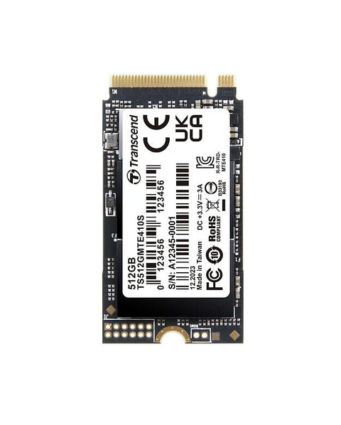 Твърд диск Transcend 512GB, M.2 2242 (TS512GMTE410S)