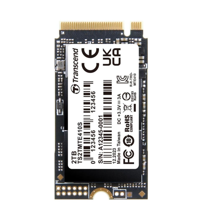 Твърд диск Transcend 2TB, M.2 2242 (TS2TMTE410S)