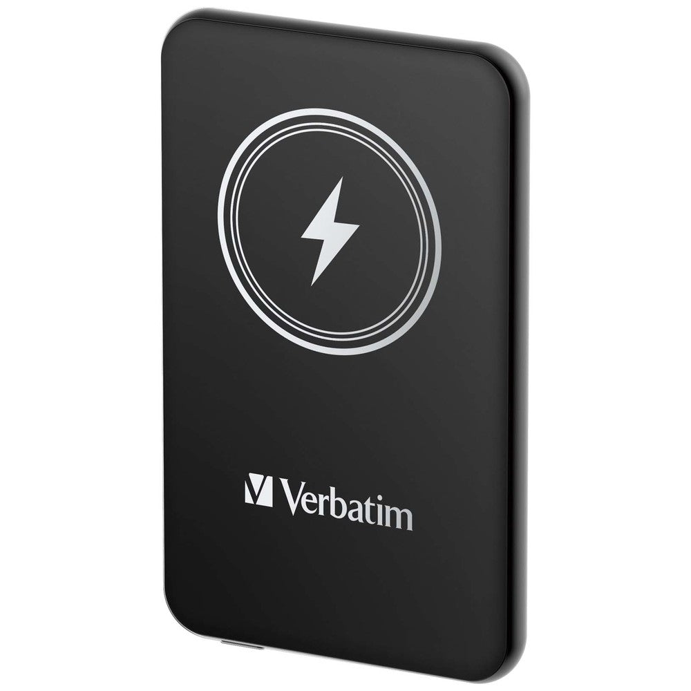 Външна батерия Verbatim MCP-5BK Power Pack 5000 mAh with UBS-C PD 20W / Magnetic Wireless